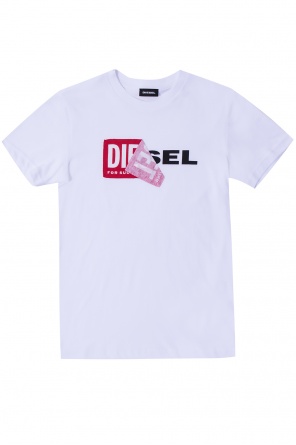 T-shirt with logo, zdjęcie 1 T-shirt with logo od Diesel